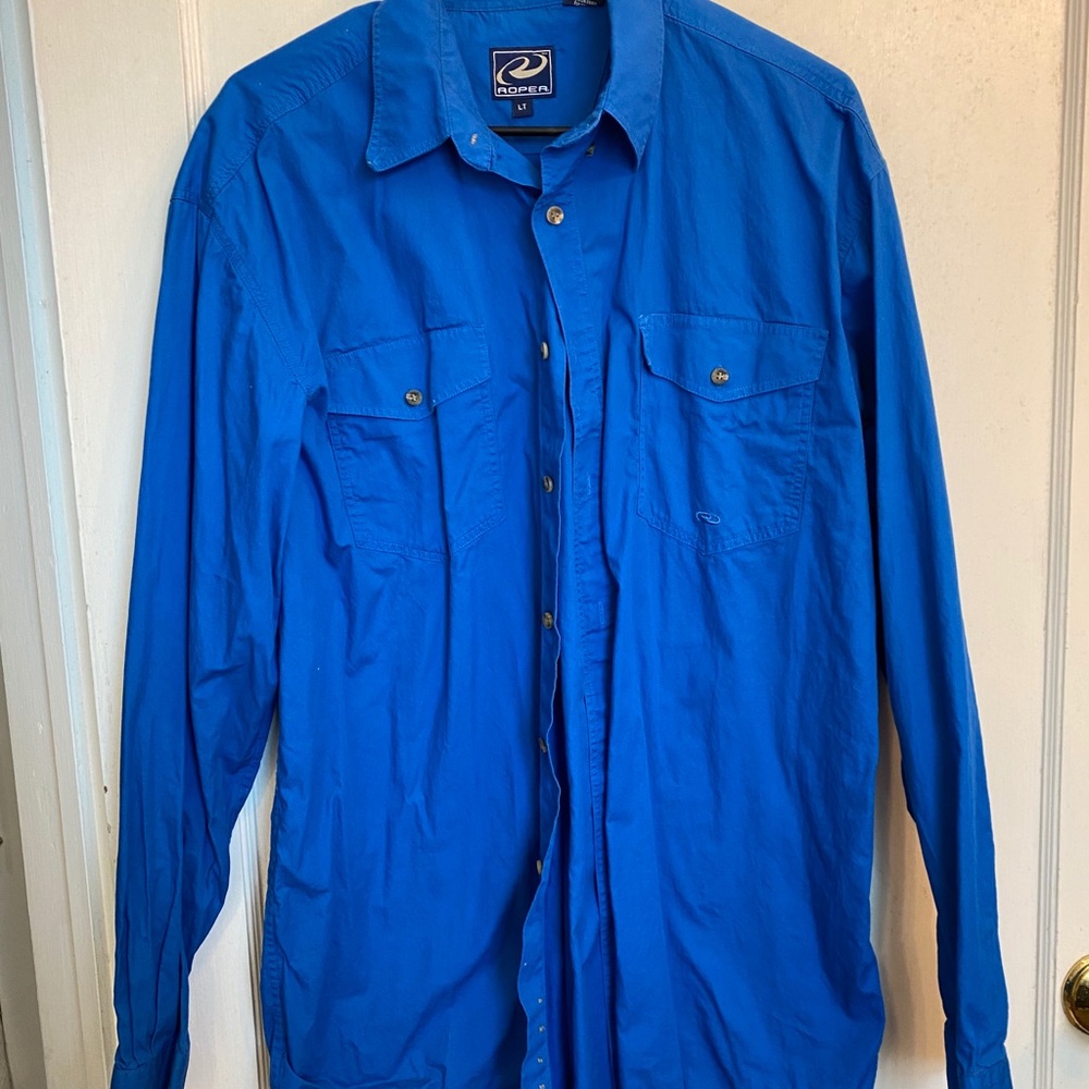 Men’s long sleeve button up